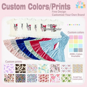 Conjunto <span class=keywords><strong>de</strong></span> Ropa <span class=keywords><strong>para</strong></span> Niña Pequeña <span class=keywords><strong>de</strong></span> 2 Piezas Personalizado <span class=keywords><strong>de</strong></span> Fábrica, Top con Mangas Abullonadas y Estampado <span class=keywords><strong>de</strong></span> Letras, Pantalones <span class=keywords><strong>de</strong></span> Campana <span class=keywords><strong>de</strong></span> Terciopelo, Conjunto <span class=keywords><strong>de</strong></span> Ropa <span class=keywords><strong>para</strong></span> Niña Pequeña - Product Image 3