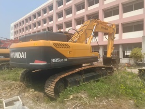 Hyundai 385LC-9T Excavatrice Style coréen Travail de précision d'occasion Puissance de montée en flèche pour le moteur des opérations minières de terrassement - Product Image 3