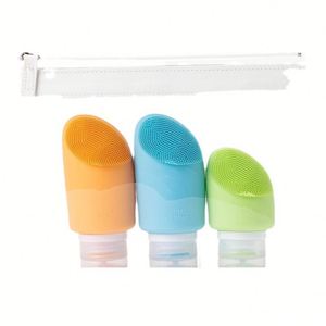 Nouvelle conception 2025 – Bouteille en silicone réutilisable et portable 60 ml 90 ml – Flacons de voyage – Contenant de rangement pour shampoing - Product Image 2