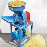 Moulin à grains électrique de haute qualité avec trémie circulaire pour le broyage du maïs, du blé, du piment et des épices, usage agricole
