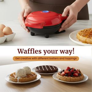 Nouvel appareil à gaufres belges automatique électrique avec certification CE CB, mini gaufrier antiadhésif pour sandwichs et gaufres à la maison - Product Image 6
