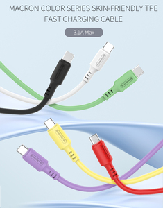 Super Carga Rapida 3.1A De Cable <span class=keywords><strong>USB</strong></span> De Modelo BP06 Buen Diseno SOMOSTEL <span class=keywords><strong>Con</strong></span> Color Macarones - Product Image 5