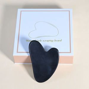 Strumenti Gua Sha 100% Naturali in Quarzo Rosa, Verde, Bianco e Nero, Rullo di <span class=keywords><strong>Giada</strong></span> per Massaggio Viso e Occhi - Product Image 5