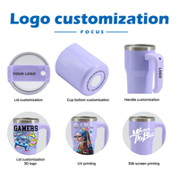 Recién llegados, taza térmica de acero inoxidable 304 de 20oz de grado alimenticio, taza de café para niños, vaso de chico aislado al vacío de doble pared con pajita