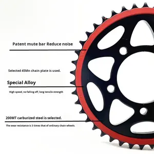 Juego de <span class=keywords><strong>Cadena</strong></span> para Motocicleta Compatible con Huanglong BJ300GS BN302 TNT302, Modificación de <span class=keywords><strong>Cadena</strong></span> Silenciosa, Tamaño del Piñón, Sello de Aceite - Product Image 5