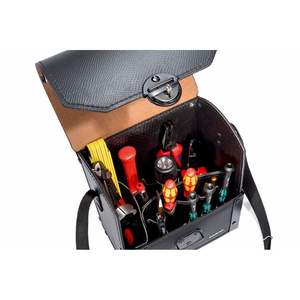 Bolsa de Herramientas Parat Top Line Mini con 17 Compartimentos, Correa Ajustable de Cuero Vacuno, 37x28x8cm - Product Image 5