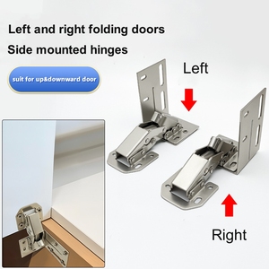 Đồ nội thất phần cứng không có khoan vô hình 90 độ ếch bản lề Châu Âu <span class=keywords><strong>Side</strong></span> <span class=keywords><strong>mount</strong></span> Bản lề cho xuống cửa tủ - Product Image 1