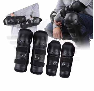 Ensemble de 4 protections coudes et genoux pour moto, cyclisme et course automobile – Équipement de protection 4-en-1 - Product Image 1