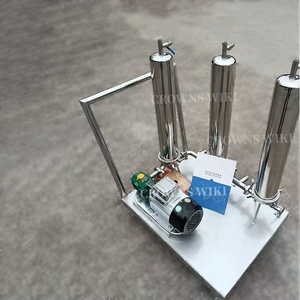 Thép không gỉ Bộ lọc di động với giỏ hàng và bơm | đơn vị Lọc di động cho chất lỏng giá trị cao & mực - Product Image 1