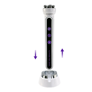 Dispositivo de Masaje Facial Portátil Mini ABS, Máquina de Masaje Facial con Rotación de 360°, Calentamiento LED, Rejuvenecimiento y Reafirmación de la Piel - Product Image 1