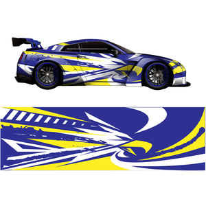 Autocollant en vinyle décoratif imperméable UV OEM, adhésif amovible, lamination mate pour les fenêtres de voiture, les pare-chocs, décoration de voiture personnalisée - Product Image 3