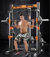 Jaula de potencia metálica para uso comercial con pila de pesas de 160 kg para gimnasio