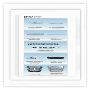Paneles Decorativos y Funcionales para la Parrilla Delantera de Autobuses, Serie Bus Grille, para Autocares Yutong, King Long, Higer, <span class=keywords><strong>Shenlong</strong></span>, Jinlv, Shaolin - Product Image 2