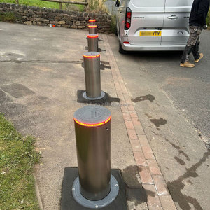 Alta Qualidade Integrado Telescópico Bollard Anti-roubo Bollard Automático Retrátil Segurança Post para Parque de Estacionamento Espaço Villa Área