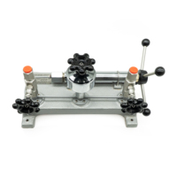 Calibrateur de pression industriel Pompe d'essai Jauge hydraulique Calibrer la source de pression 600Bar
