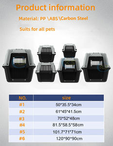 Livraison rapide, <span class=keywords><strong>cage</strong></span> <span class=keywords><strong>de</strong></span> <span class=keywords><strong>transport</strong></span> <span class=keywords><strong>pour</strong></span> animaux <span class=keywords><strong>de</strong></span> compagnie, chien, <span class=keywords><strong>chat</strong></span>, en plastique, grande, approuvée par les compagnies <span class=keywords><strong>a</strong></span>ériennes, portable, en vente - Product Image 4