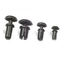 Clips à pression Rivets 5mm x 8.5mm Panneau de circuit imprimé Fixations en nylon Noir