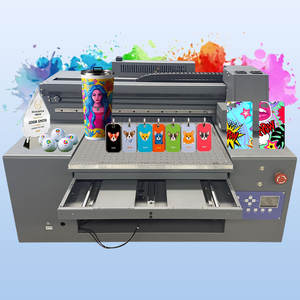 ए 2 5060 हाई-क्लिक यूव फ्लैटबेड इंकजेट प्रिंटर पर फ्लेक्स और वार्निश गोल्ड स्टैम्पिंग के लिए कई हेड के साथ - Product Image 6