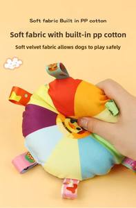 Çevre dostu gıcırtılı uçan disk köpek oyuncak Corgi <span class=keywords><strong>Pet</strong></span> çiğnemek dayanıklı tavuk lezzet 100% Polyester kendinden eğlence sıkıntı - Product Image 5