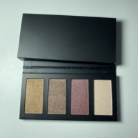 Cosmétiques 6 couleurs poudre à reflets scintillante étiquette privée surligneur de visage maquillage Contour surligneur Palette