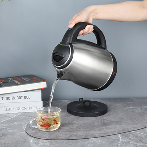 Hervidor eléctrico portátil inalámbrico de acero inoxidable de 1.8L y 1500W, Base giratoria de 360 grados, apagado automático, Hotel doméstico - Product Image 4