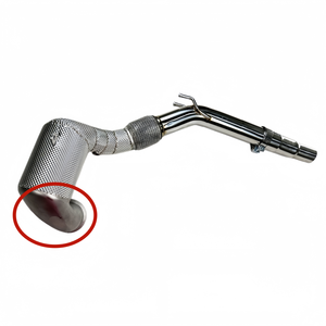 Tuyau d'échappement en acier forgé pour Volkswagen 2013+ VW Golf MK7 MK7.5 GTI 2.0T <span class=keywords><strong>TFSI</strong></span> <span class=keywords><strong>Audi</strong></span> <span class=keywords><strong>A3</strong></span> Downpipe - Product Image 1