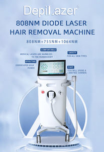 Dispositivo de depilación facial y limpieza de senos 808nm 1064nm con 20 millones de disparos, blanqueamiento facial, enchufe US/UK y cepillo de limpieza - Product Image 2