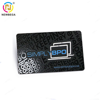 Carte-cadeau d'adhésion VIP gaufrage imprimée UV Cartes de visite Pvc nfc