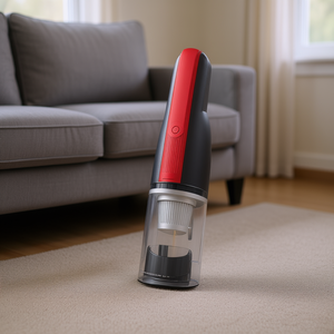 Mini aspiradora de mano sin bolsa, filtro HEPA de 0,3 l, succión fuerte, recargable, para uso doméstico y en el coche - Product Image 2