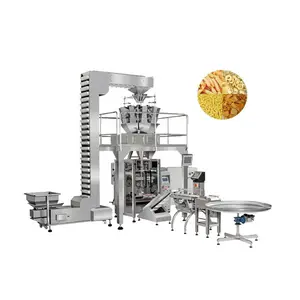 Machine d'emballage verticale entièrement automatique de sac à fermeture éclair de pesée de frites de granule de céréale d'avoine de farine d'avoine