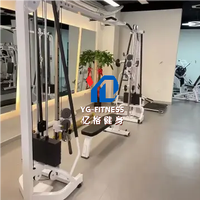 Máquina de Poleas Cruzadas YG-FITNESS YG-1012, Equipo de Gimnasio Comercial para Entrenamiento de Cuerpo Completo