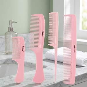 Juego de Peines de Plástico Personalizados WIDEX, Paquete Familiar de 4 Piezas, Duradero, 12 [Código 0135] - Product Image 3