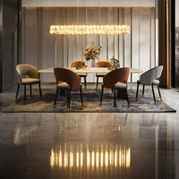 Restaurant lustre cristal pendentif lumières moderne luxe cuisine salle à manger décor à la maison suspension lampe