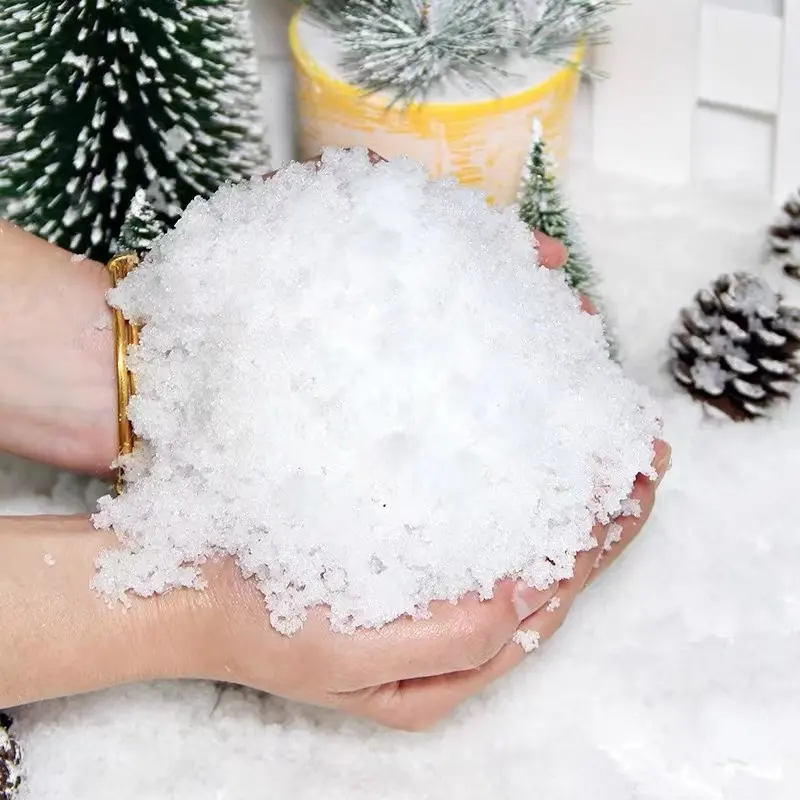 Flocons de neige artificiels PE, faux flocons de neige en plastique pour la décoration de noël ou de vacances d'hiver