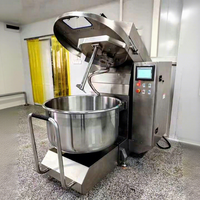 Mélangeur à spirale amovible pour pâte, capacité 100 kg de farine, pétrin de boulangerie 210 litres, machine programmable à double vitesse