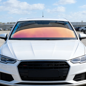 Pellicola Oscurante per Parabrezza Anteriore e Posteriore Auto, Effetto Camaleonte Rosa Fantasma, Protezione Solare Anti UV e Isolamento Termico - Product Image 4
