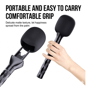 Adaptateur de microphone pour interview en direct sans tracas avec poignée confortable et large compatibilité - Product Image 3