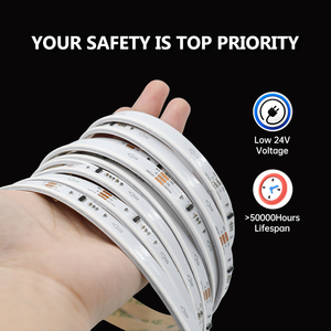 Tira de LED Digital COB Dream Color de 24v 630led, Tira de LED COB RGBIC direccionable por SPI - Product Image 4