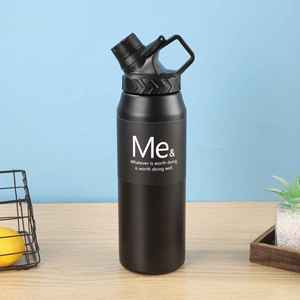 304 Stainless Steel Vacuum Tumbler <b>Large</b> Capacity Leak-Proof Thermal Insulation 6-12 Hours Outdoor Sports Water Bottle - Product Image 3