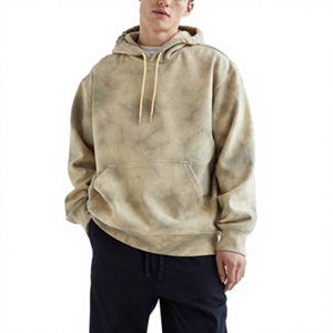 Vente en gros Taux Style Blanc Poids lourd Regular Fit Garder au chaud French Terry Solid Black 100% Cotton High Quality Men's Sweater - Product Image 3