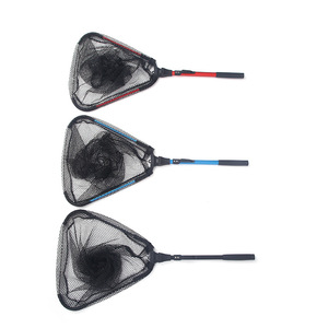 Épuisettes de pêche portables pliables et télescopiques en alliage d'<span class=keywords><strong>aluminium</strong></span> Yiwu - Product Image 2