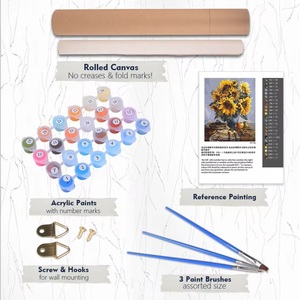 Cuadro Impresionista B&C ART, Paisaje Urbano del Arco del Triunfo de París, Pintura Acrílica por Números <span class=keywords><strong>para</strong></span> Niños - Product Image 3