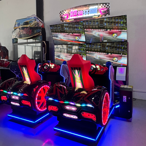 Console de jeu vidéo d'arcade de course de moto Speedy 220V, divertissement automobile à monnayeur, jeu palpitant - Product Image 3