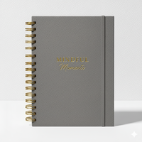 Carnet de planification quotidienne, journal d'affirmation et de gratitude pour femmes et hommes, guide de pleine conscience