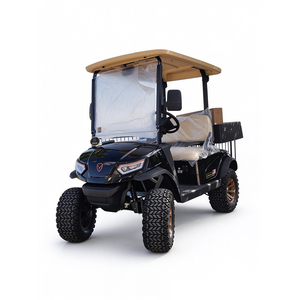 Voiturette de golf électrique quatre places à performance stable, certifiée CE, avec batterie au lithium et commande manuelle, idéale pour les complexes hôteliers - Product Image 3