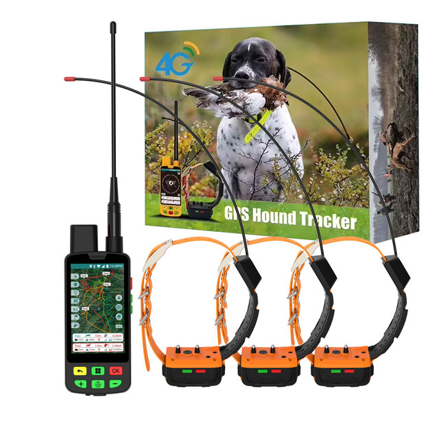 Eseek GPS Tracker for Dogs: 15KM VHF + 4G Dual-Network & 20-Dog Real-Time Posture/Speed Monitoring System