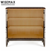 WISEMAX FURNITURE Armoire latérale design de luxe pour entrée, couloir, table console en bois de bouleau pour le salon