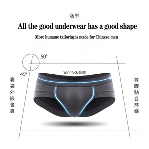 Sous-vêtements en modal en gros pour <span class=keywords><strong>homme</strong></span>, caleçons unis, slips sexy, <span class=keywords><strong>string</strong></span> respirant pour <span class=keywords><strong>homme</strong></span>, <span class=keywords><strong>string</strong></span> pour <span class=keywords><strong>homme</strong></span> - Product Image 5
