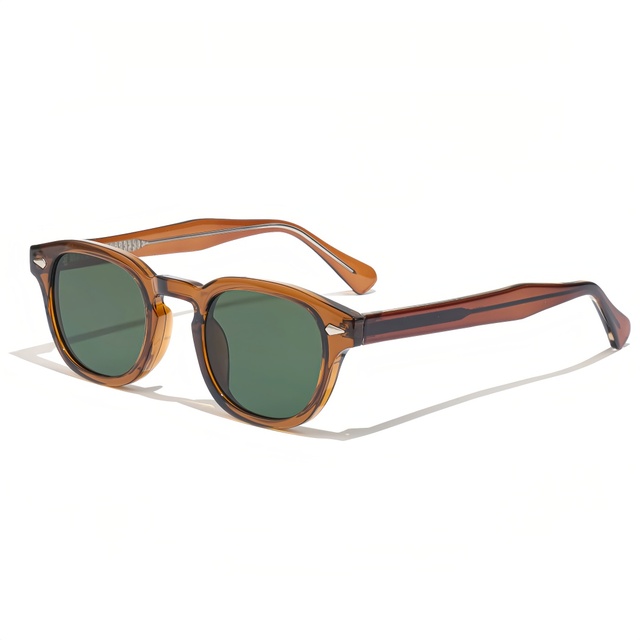 HBK Wholesale Orange Gradient Full Rim Sunglasses with UV400 Protection and CP Pin Core for Men Resale