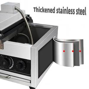 เครื่องทำวาฟ<span class=keywords><strong>เฟิ</strong></span><span class=keywords><strong>ล</strong></span>รูปป<span class=keywords><strong>ล</strong></span>าเคลือบสารกันติดแบบสองด้าน ทำจากสแตนเ<span class=keywords><strong>ล</strong></span>ส เหมาะสำหรับโรงแรมแ<span class=keywords><strong>ล</strong></span>ะร้านอาหารกลางแจ้ง - Product Image 2